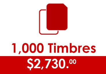 1000 Timbres: $2730
