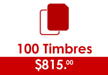 100 Timbres: $815