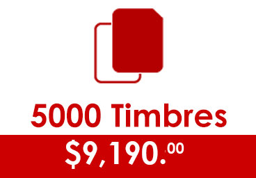 5000 Timbres: $9190