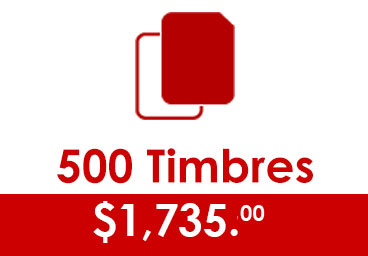 500 Timbres: $1735
